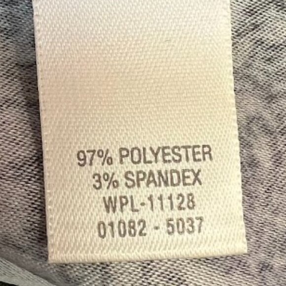 #422 Christopher & Banks Stretch Black Grey Patterned Skirt Size 14W - Picture 8 of 9